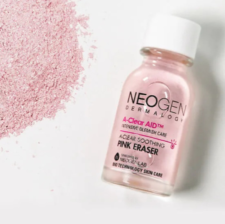 Двухфазное точечное экспресс-средство от воспалений с каламином Neogen A-CLEAR Soothing Pink Eraser 15мл