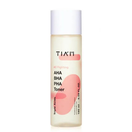 Обновляющий тонер с тремя видами кислот TIAM AC Fighting AHA BHA PHA Toner 180 мл